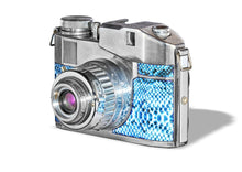  a fine art print of a Bencini Comet S retro camera on white