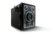  a fine art print of an Agfa Synchro Box retro camera on white